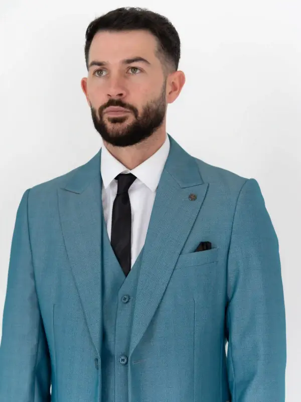 Jude - Aqua Three Piece Suit 16 Jude - aqua three piece suit