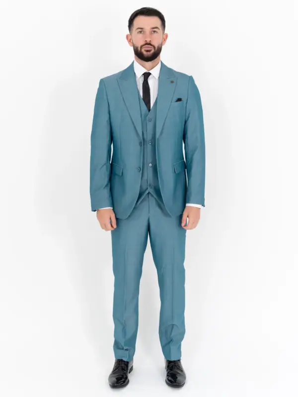 Jude - Aqua Three Piece Suit 14 Jude - aqua three piece suit