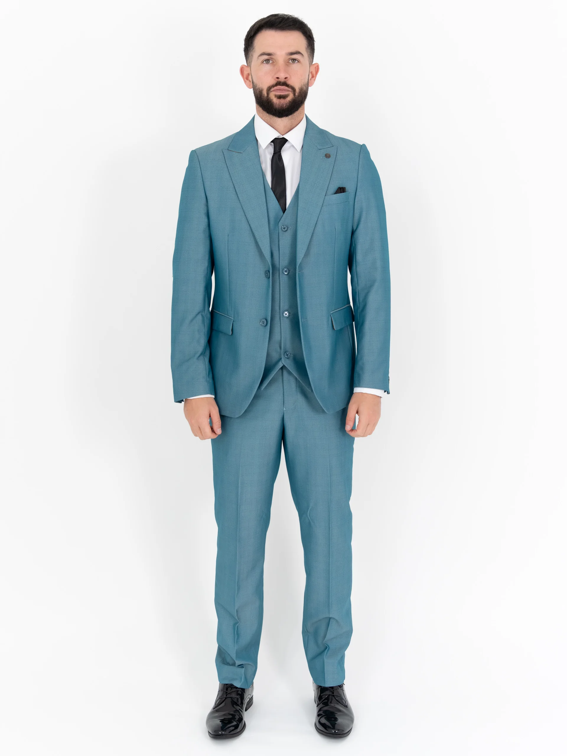Jude - Aqua Three Piece Suit 1 Jude - aqua three piece suit