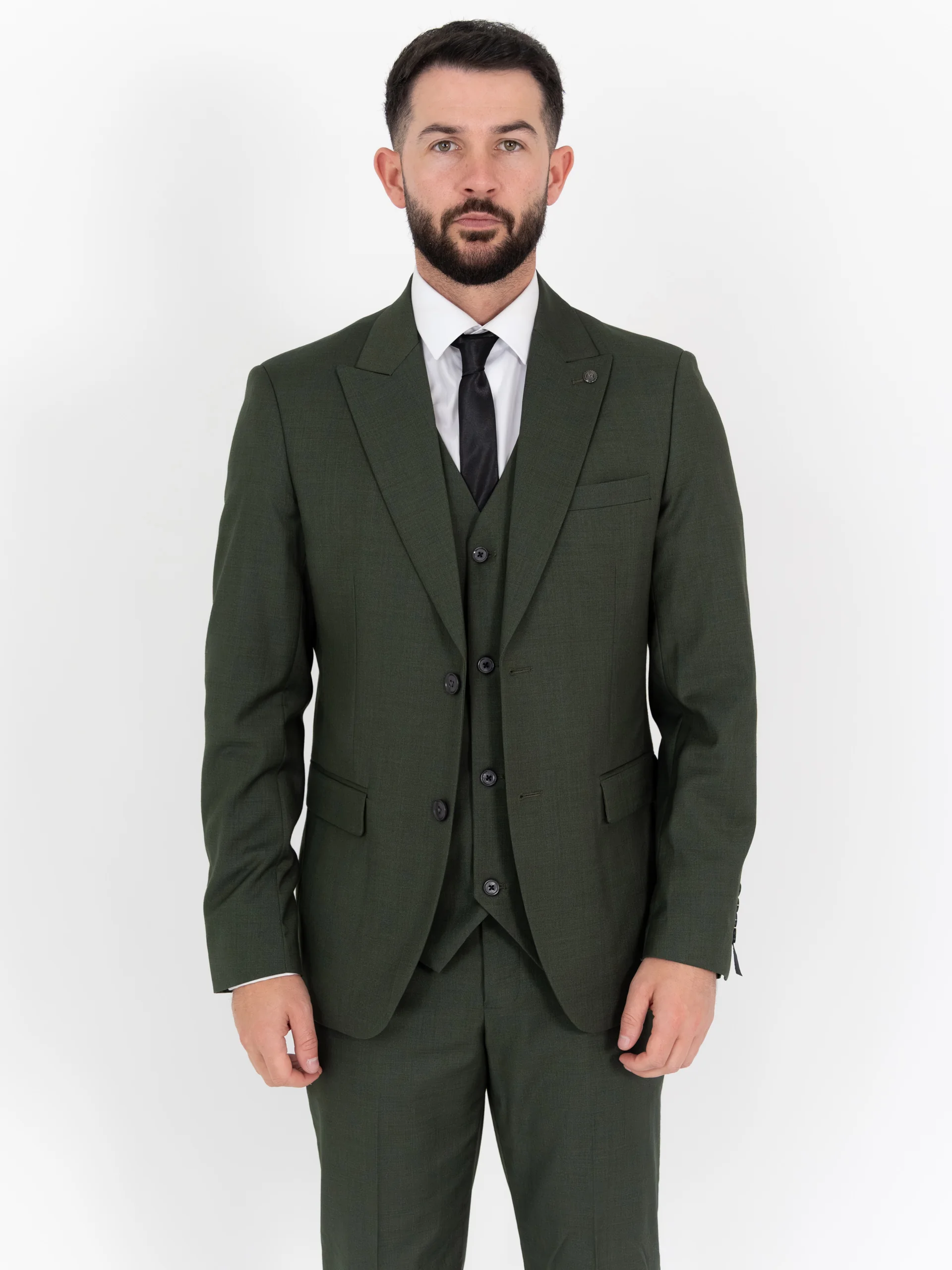 Mark - Olive Three Piece Suit 2 Mark - olive three piece suit - image 2