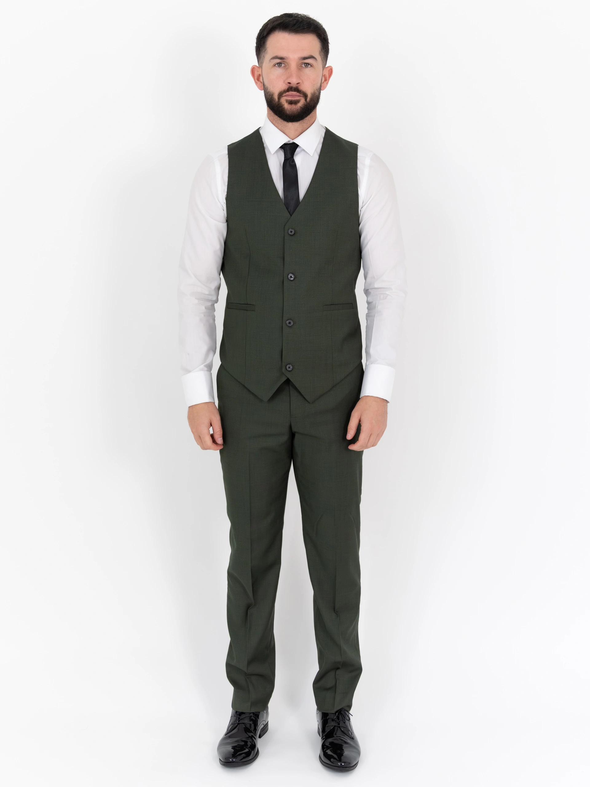 Mark - Olive Three Piece Suit 7 Mark - olive three piece suit - image 7