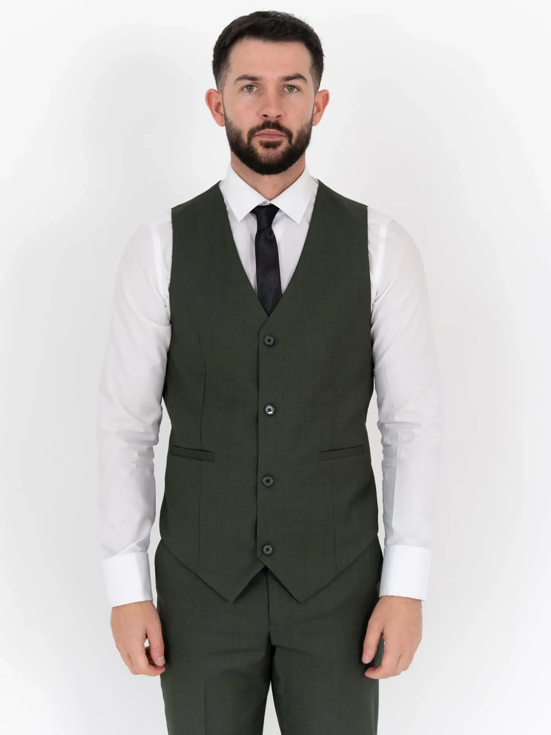 Mark - Olive Three Piece Suit 8 Mark - olive three piece suit - image 8