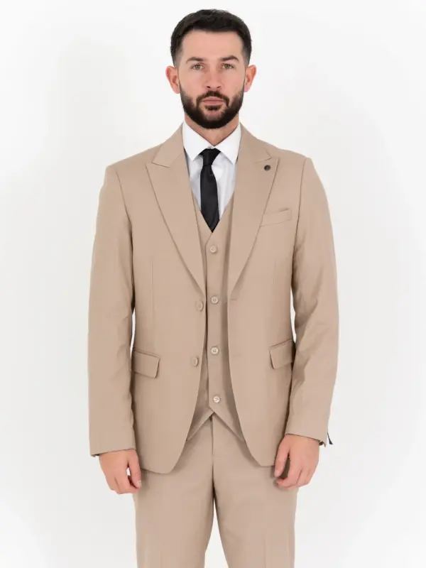 Mark - Sand Three Piece Suit 15 Mark - sand three piece suit