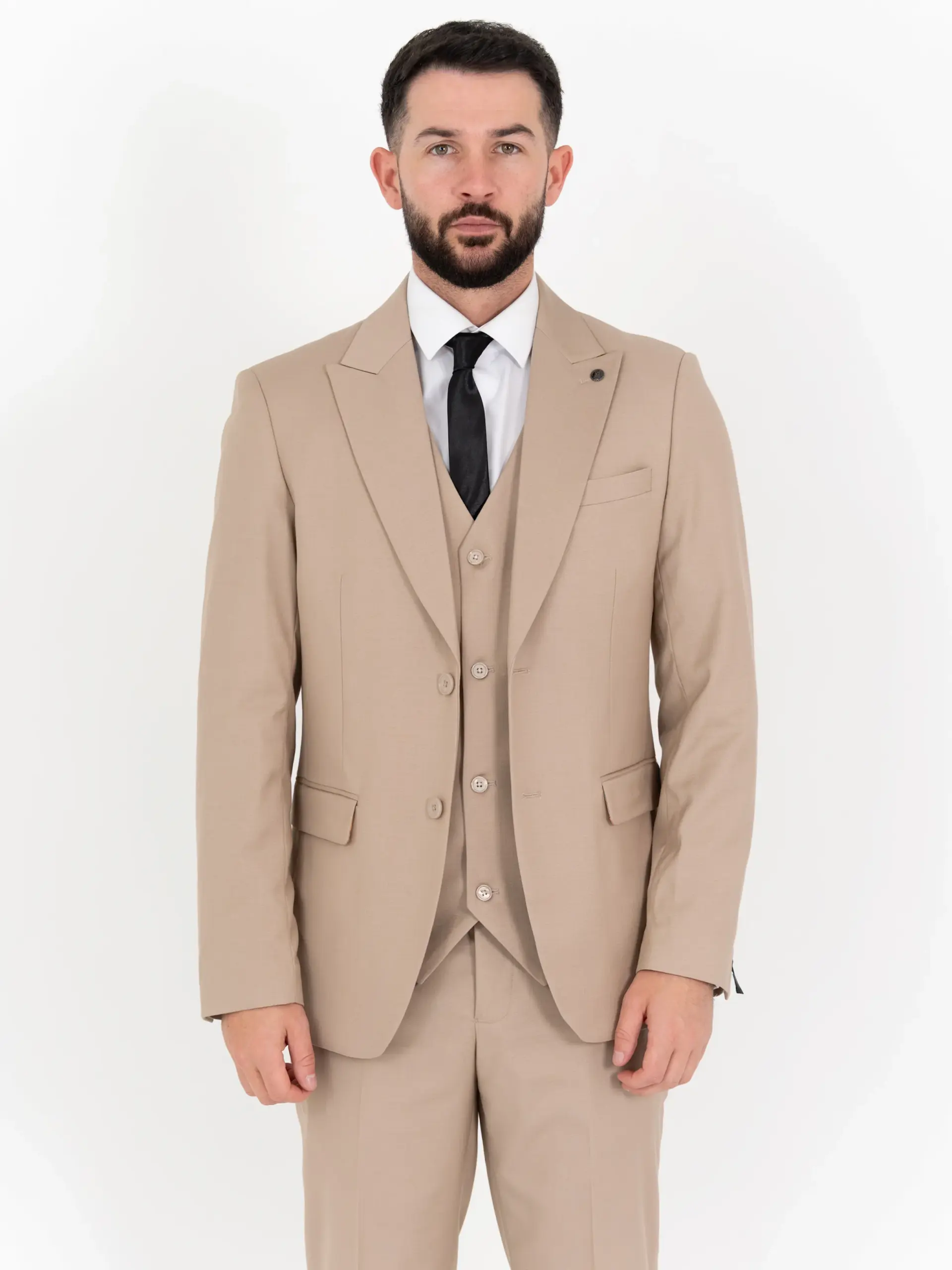 Mark - Sand Three Piece Suit 2 Mark - sand three piece suit - image 2