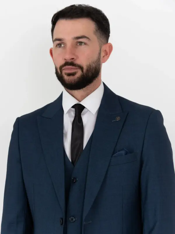 Mark - Blue Three Piece Suit 16 Mark - blue three piece suit