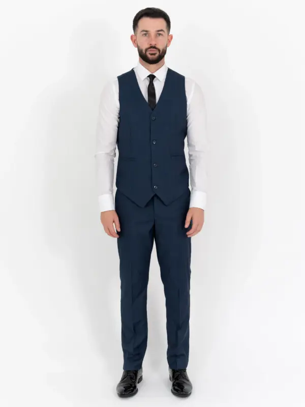 Mark - Blue Three Piece Suit 20 Mark - blue three piece suit