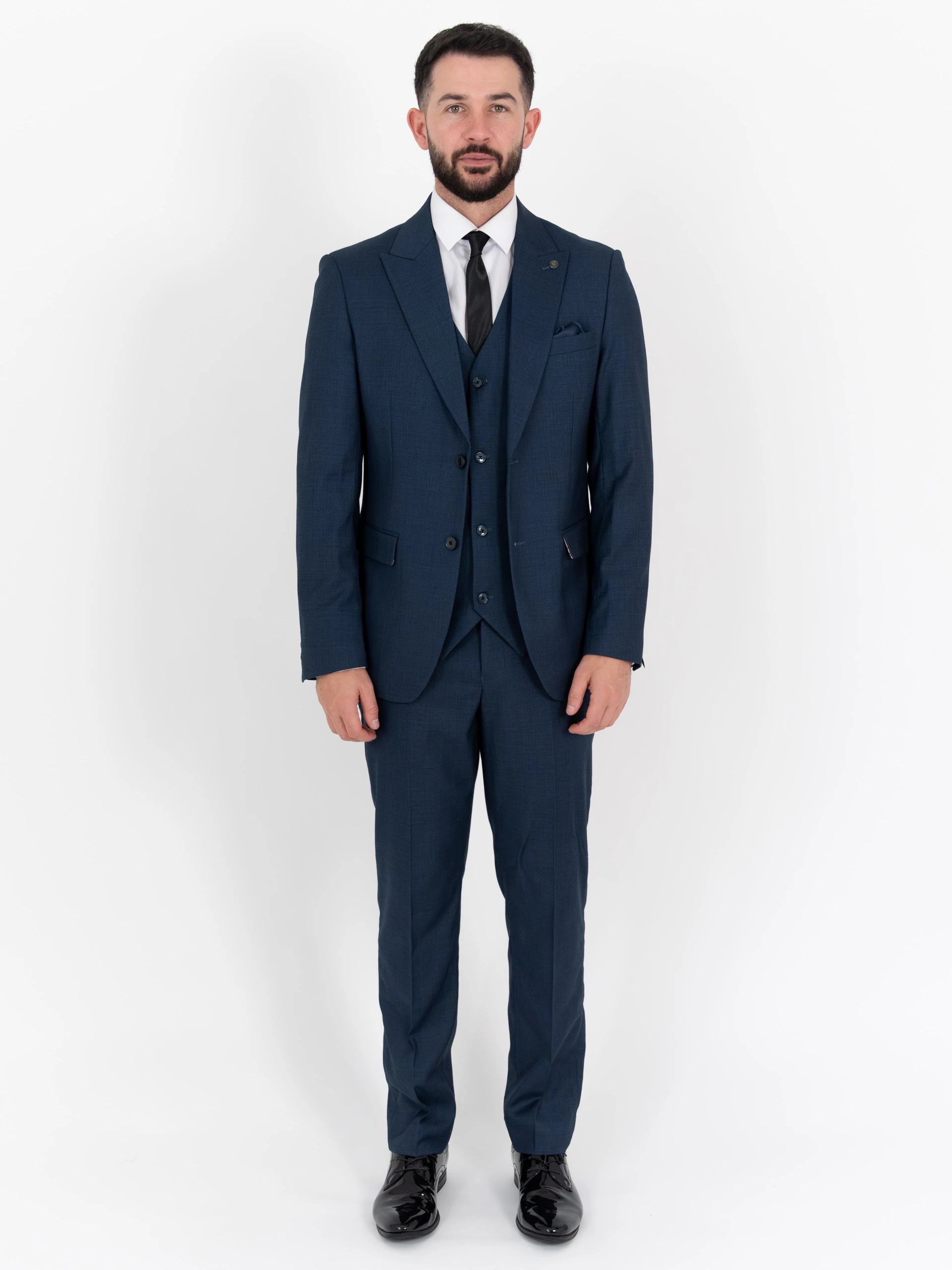 Mark - Blue Three Piece Suit 1 Mark - blue three piece suit