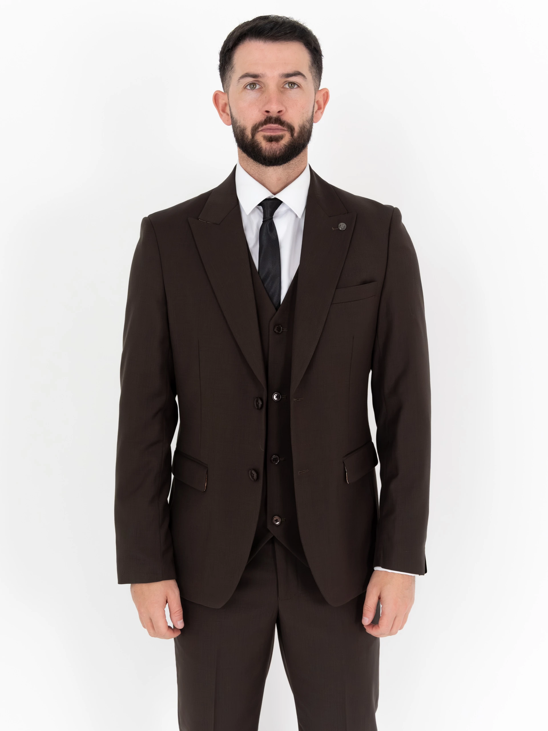 Michael - Brown Three Piece Suit 2 Michael - brown three piece suit - image 2