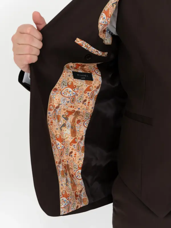 Michael - Brown Three Piece Suit 20 Michael - brown three piece suit