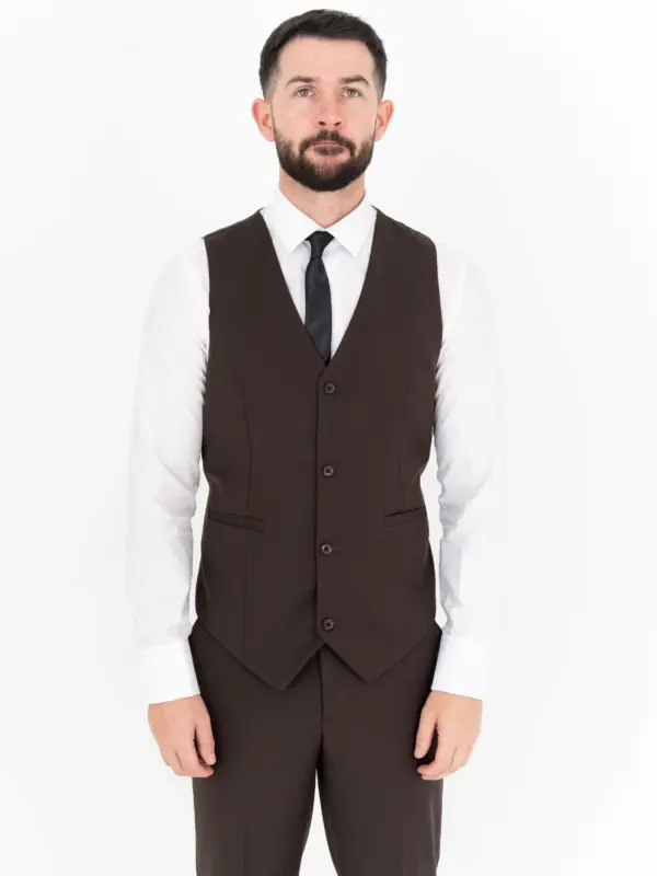 Michael - Brown Three Piece Suit 22 Michael - brown three piece suit