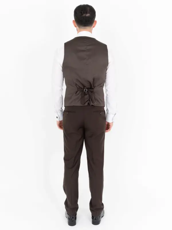Michael - Brown Three Piece Suit 23 Michael - brown three piece suit
