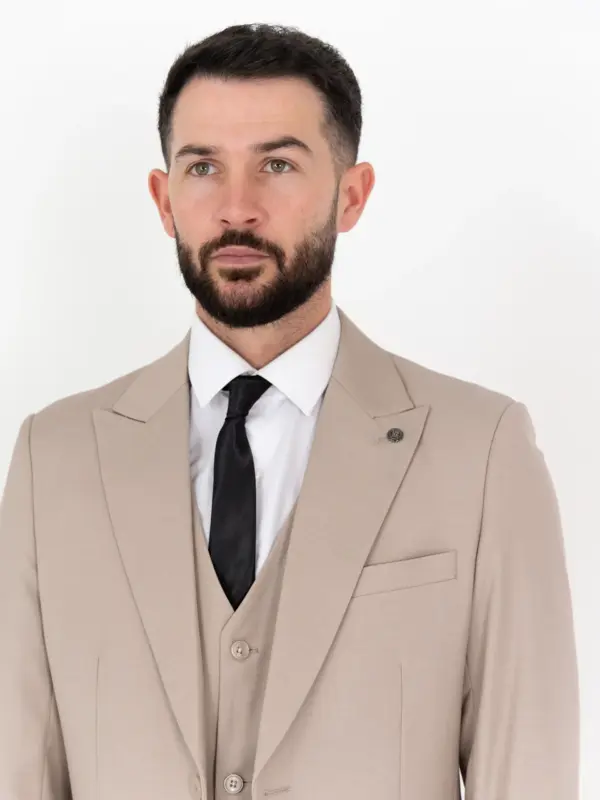 Michael - Hazelnut Three Piece Suit 16 Michael - hazelnut three piece suit
