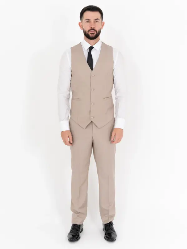 Michael - Hazelnut Three Piece Suit 19 Michael - hazelnut three piece suit