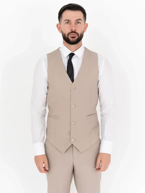 Michael - Hazelnut Three Piece Suit 20 Michael - hazelnut three piece suit