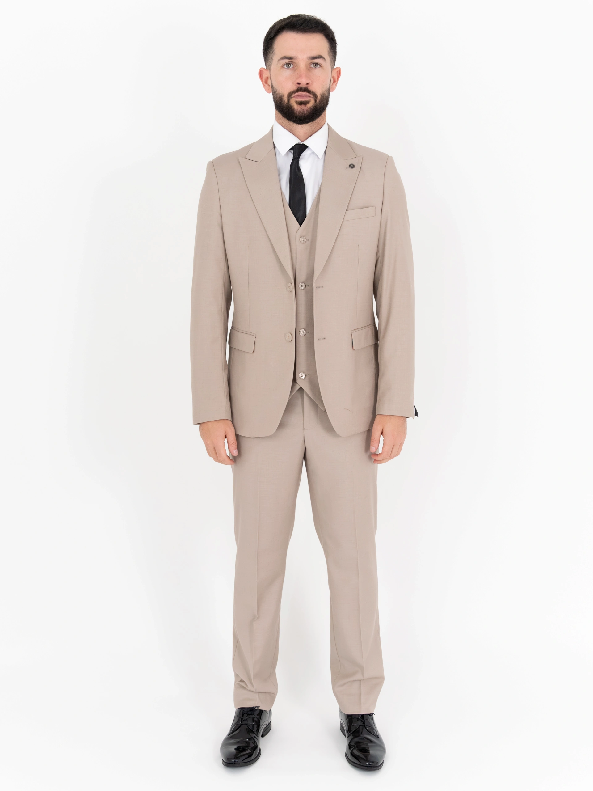 Michael - Hazelnut Three Piece Suit 1 Michael - hazelnut three piece suit