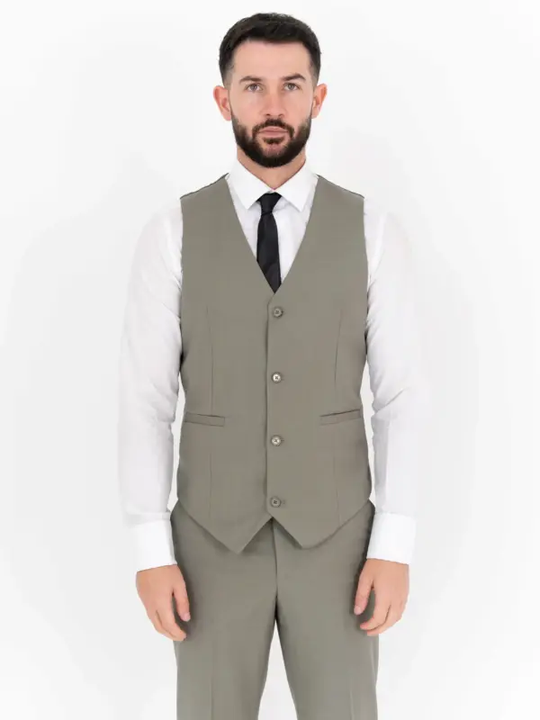 Michael - Olive Three Piece Suit 21 Michael - olive three piece suit