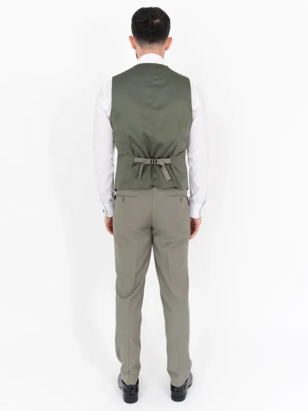 Michael - Olive Three Piece Suit 22 Michael - olive three piece suit