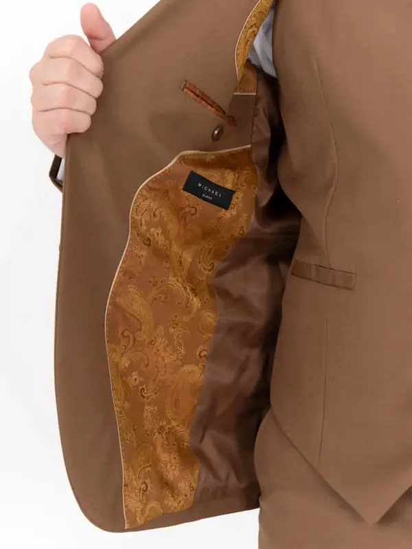 Michael - Tan Three Piece Suit 19 Michael - tan three piece suit