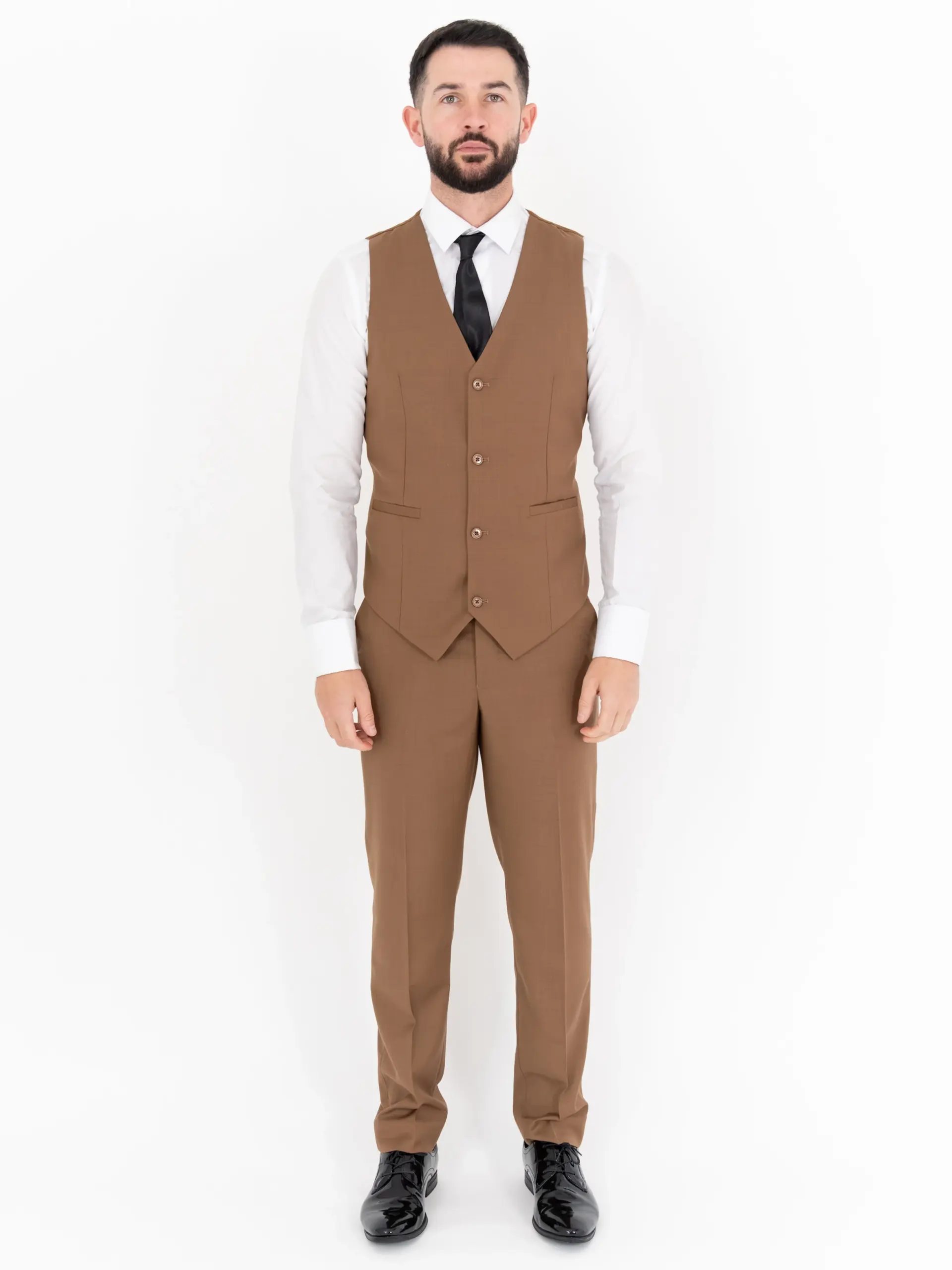 Michael - Tan Three Piece Suit 7 Michael - tan three piece suit - image 7