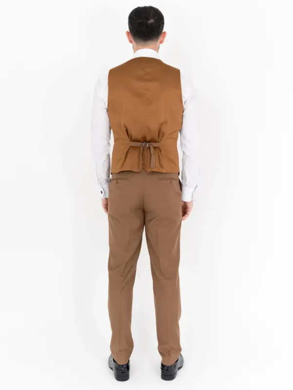 Michael - Tan Three Piece Suit 22 Michael - tan three piece suit