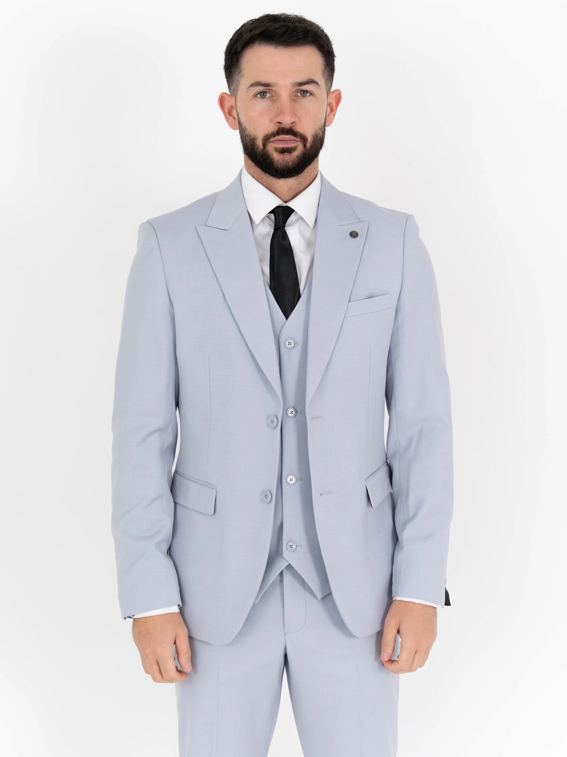 Michael - Sky Three Piece Suit 2 Michael - sky three piece suit - image 2