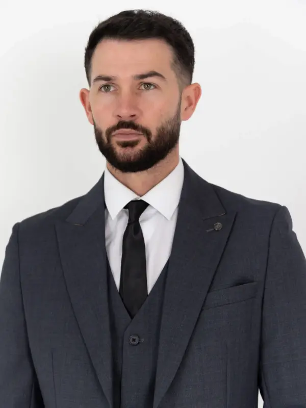 Michael - Grey Three Piece Suit 16 Michael - grey three piece suit