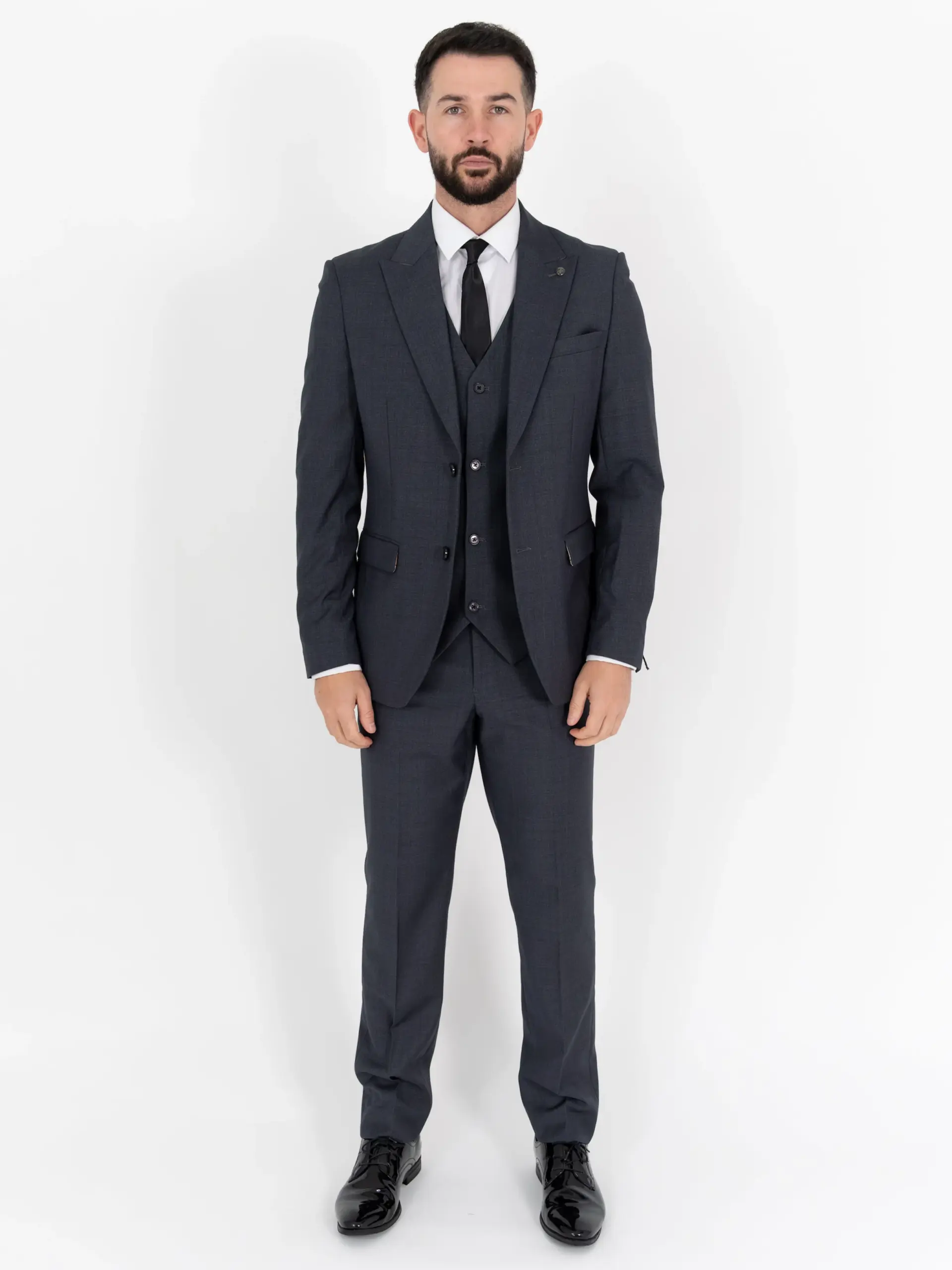 Michael - Grey Three Piece Suit 1 Michael - grey three piece suit