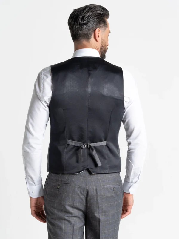 Oxford - Dark Grey With White Checks