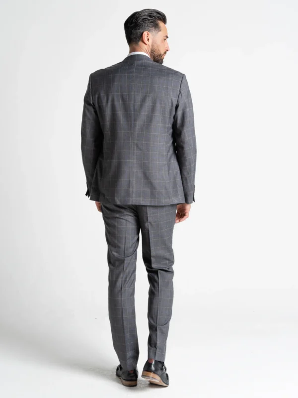 Oxford - Dark Grey With White Checks