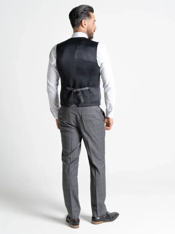 Oxford - Dark Grey With White Checks