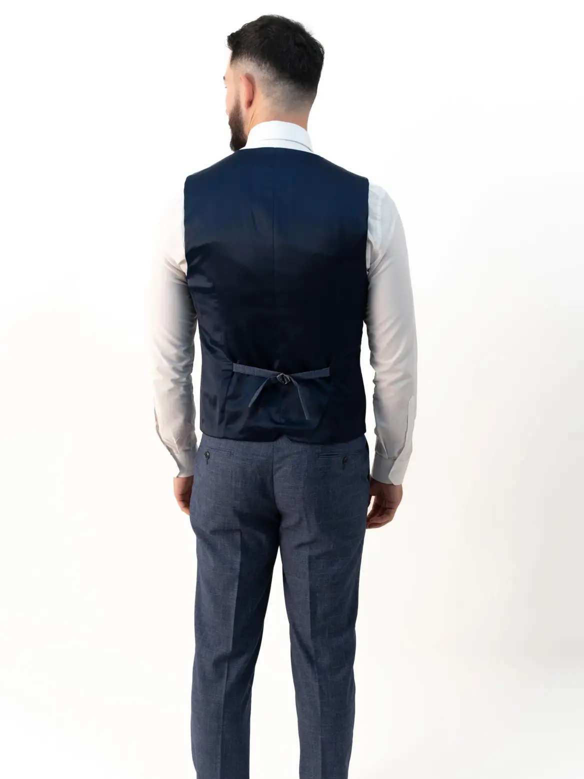 Paolo - Sky Blue Three Piece Suit - Image 4