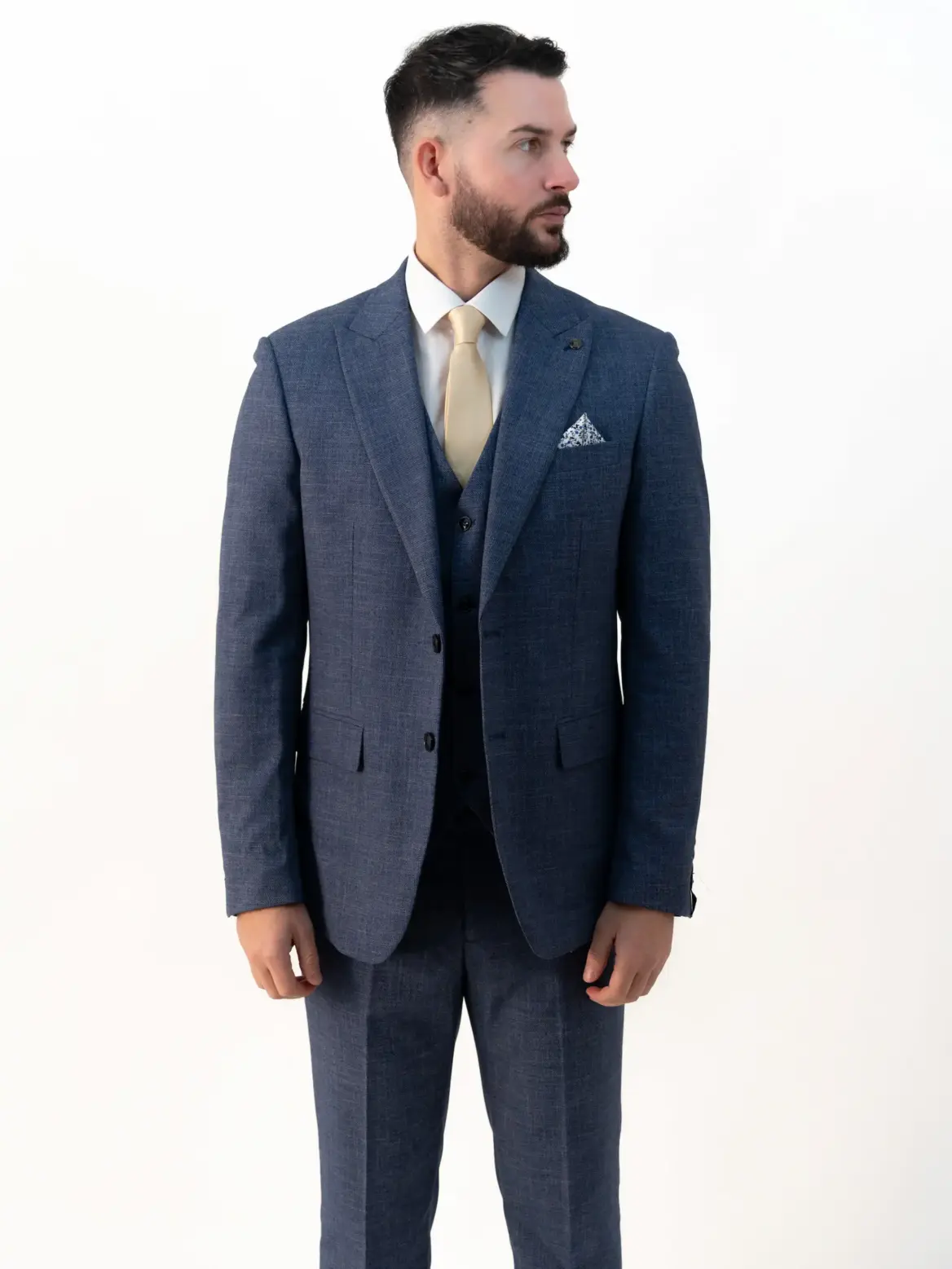 Paolo - Sky Blue Three Piece Suit