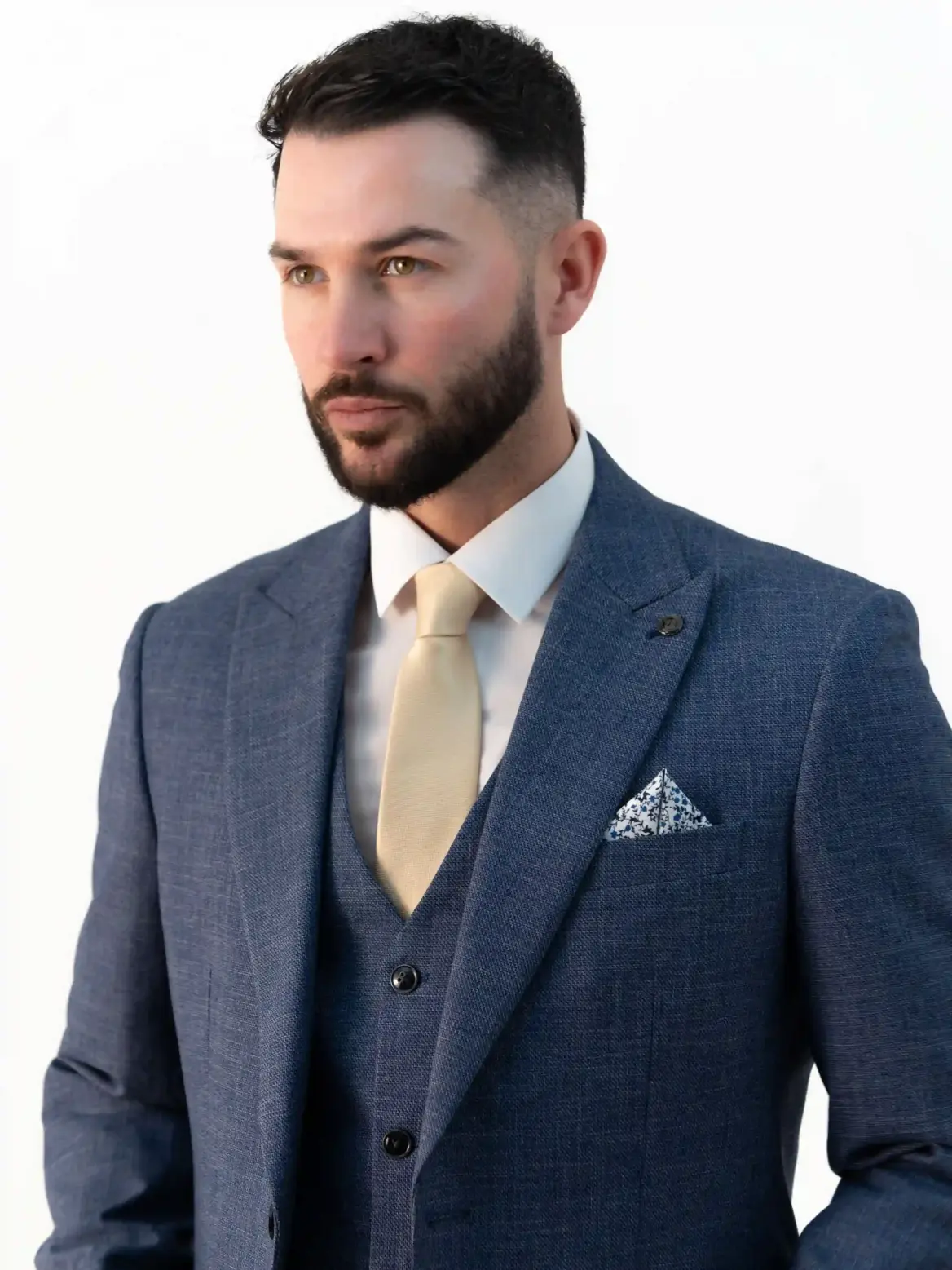 Paolo - Sky Blue Three Piece Suit - Image 2