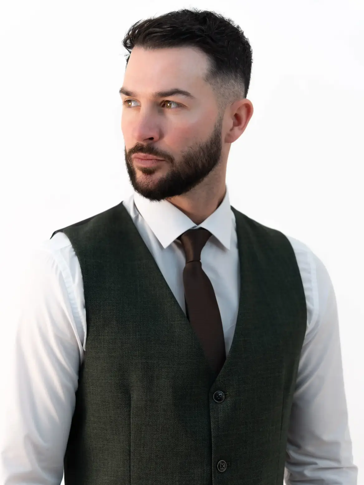 Paolo - Sage Green Three Piece Suit - Image 5