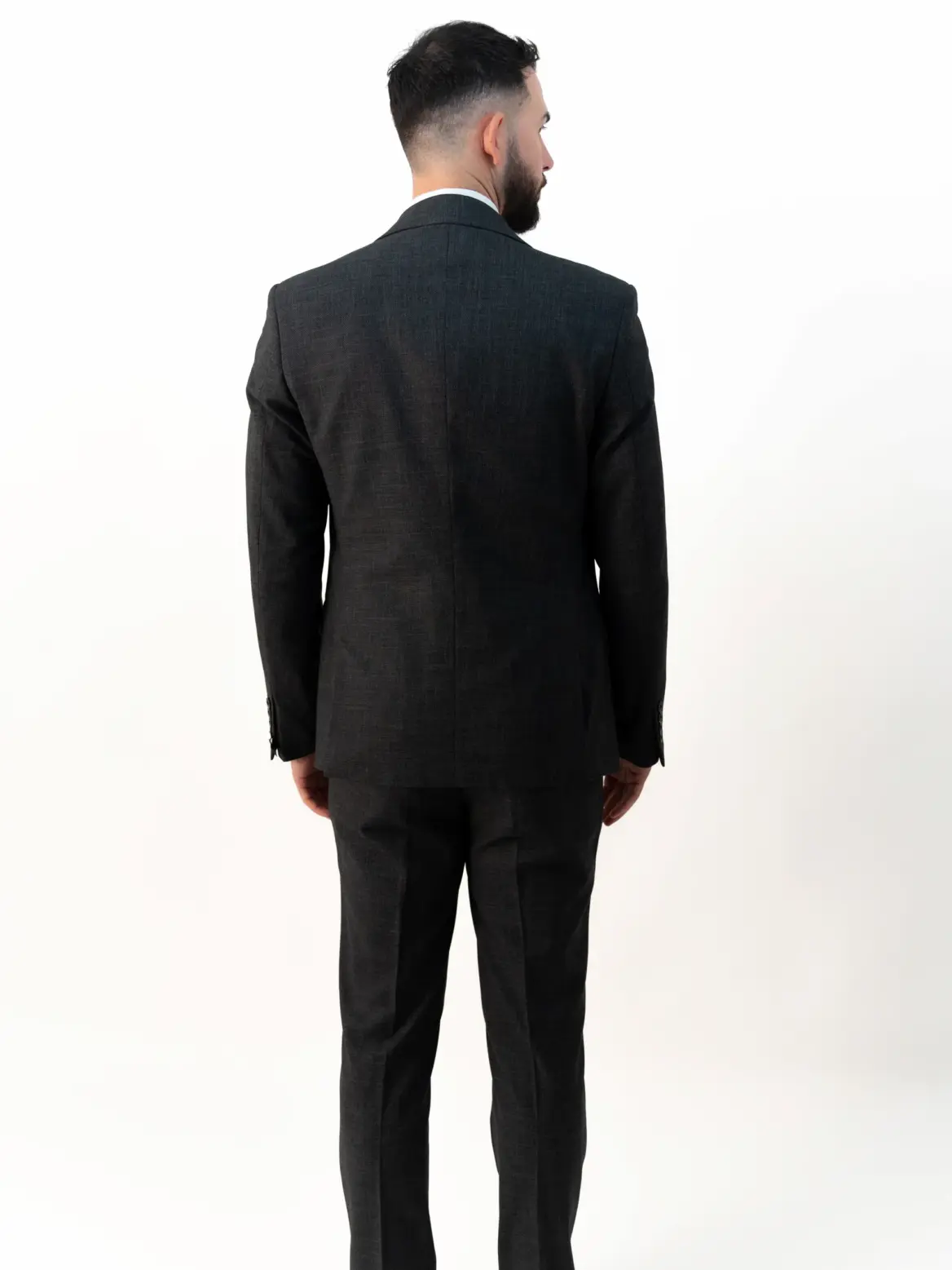 Paolo - Charcoal Three Piece Suit - Image 6