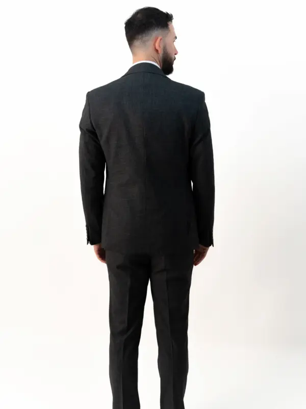 Paolo - Charcoal Three Piece Suit 12 Paolo - Charcoal Three Piece Suit