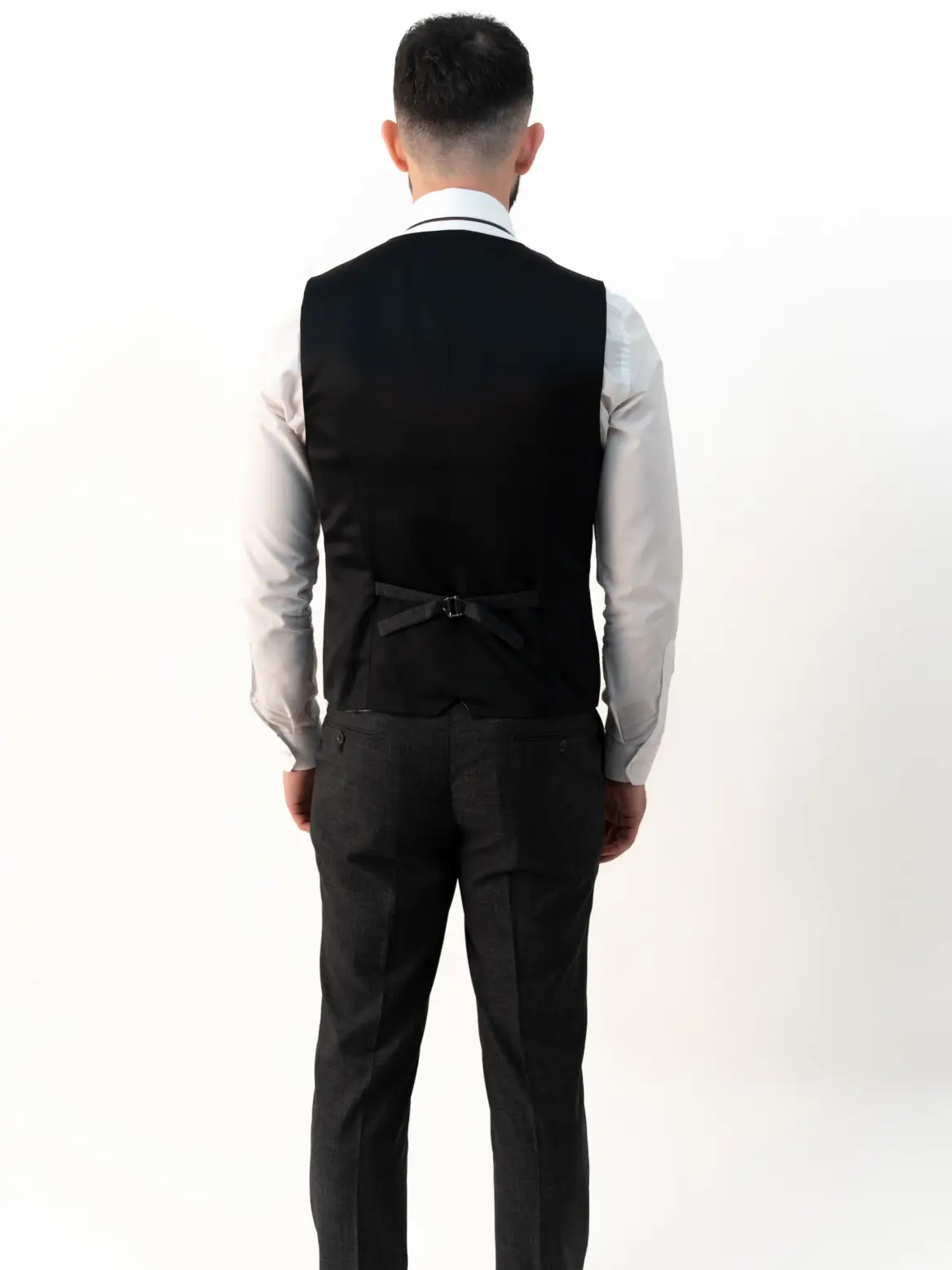 Paolo - Charcoal Three Piece Suit - Image 3