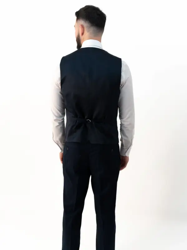 Paolo - Navy Blue Three Piece Suit 10 Paolo - Navy Blue Three Piece Suit