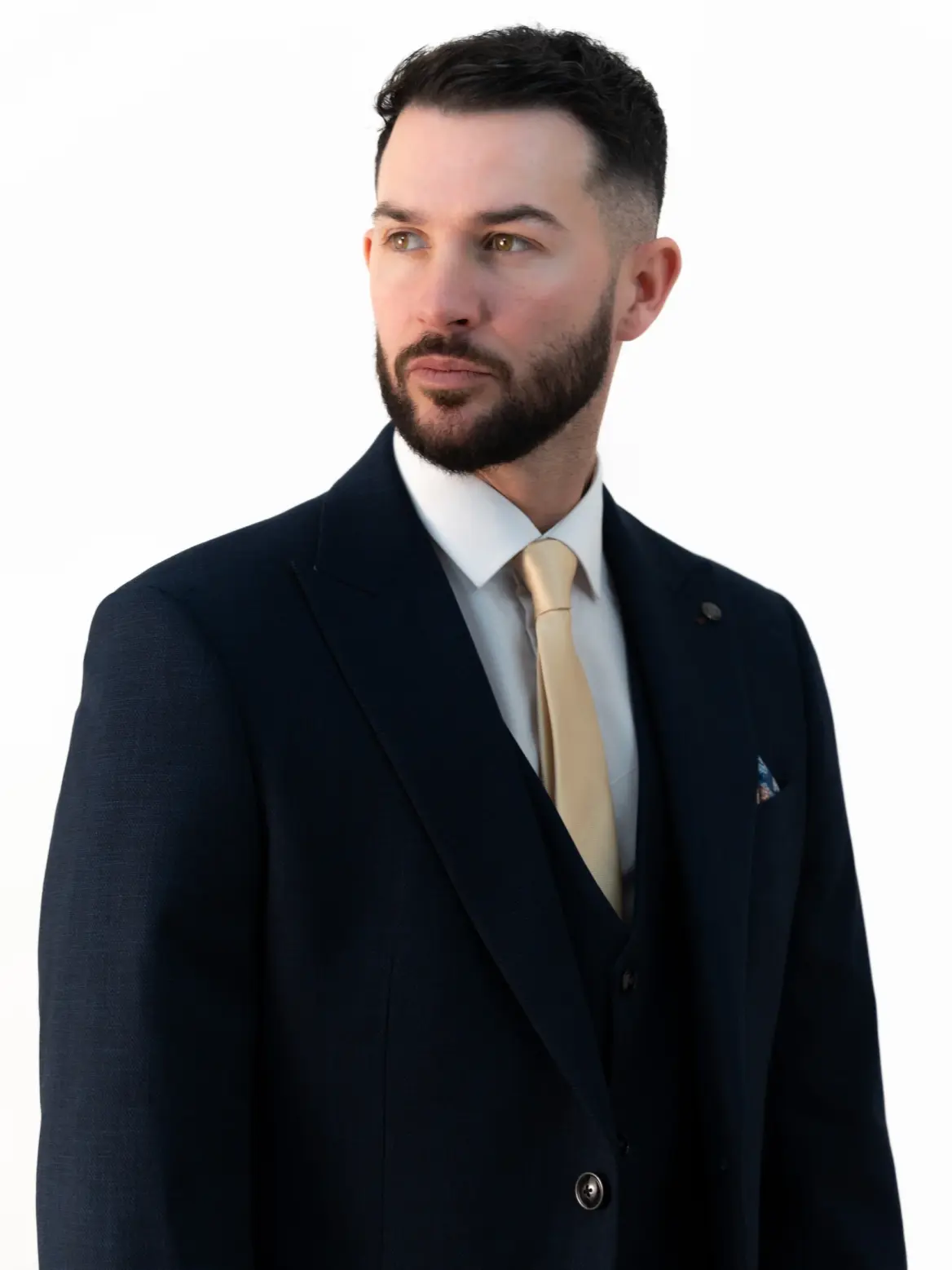 Paolo - Navy Blue Three Piece Suit - Image 3