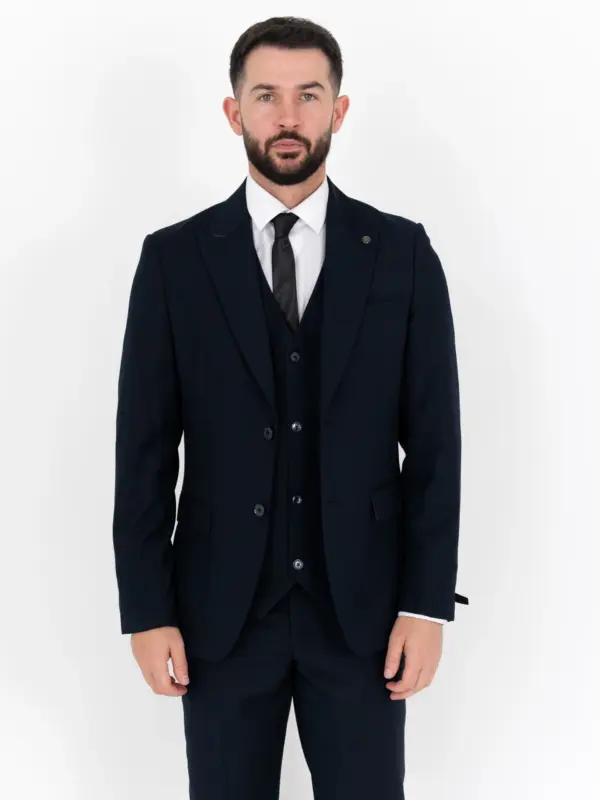 Paul - Navy Three Piece Suit 17 Paul - navy three piece suit