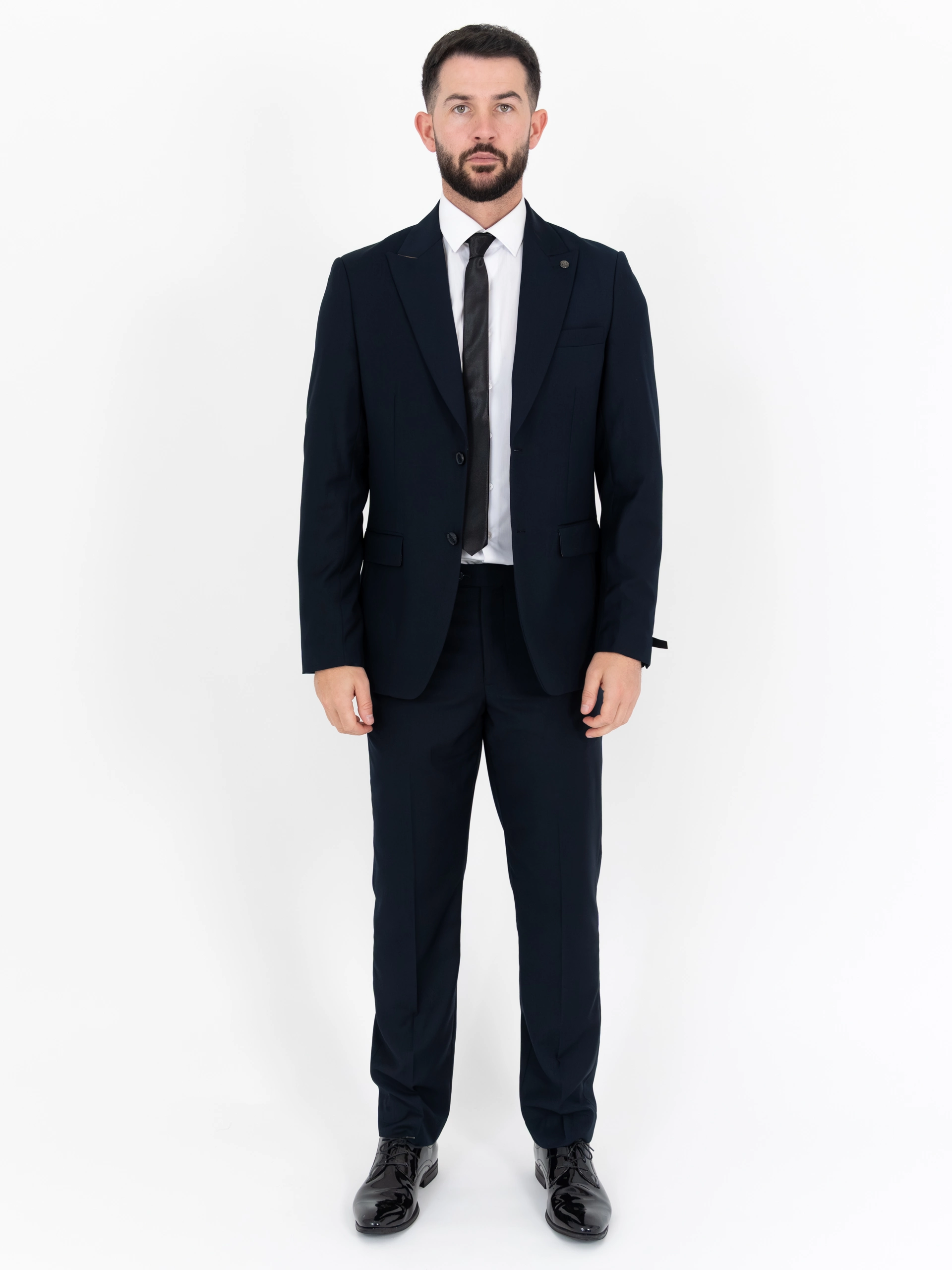 Paul - Navy Three Piece Suit 2 Paul - navy three piece suit - image 2