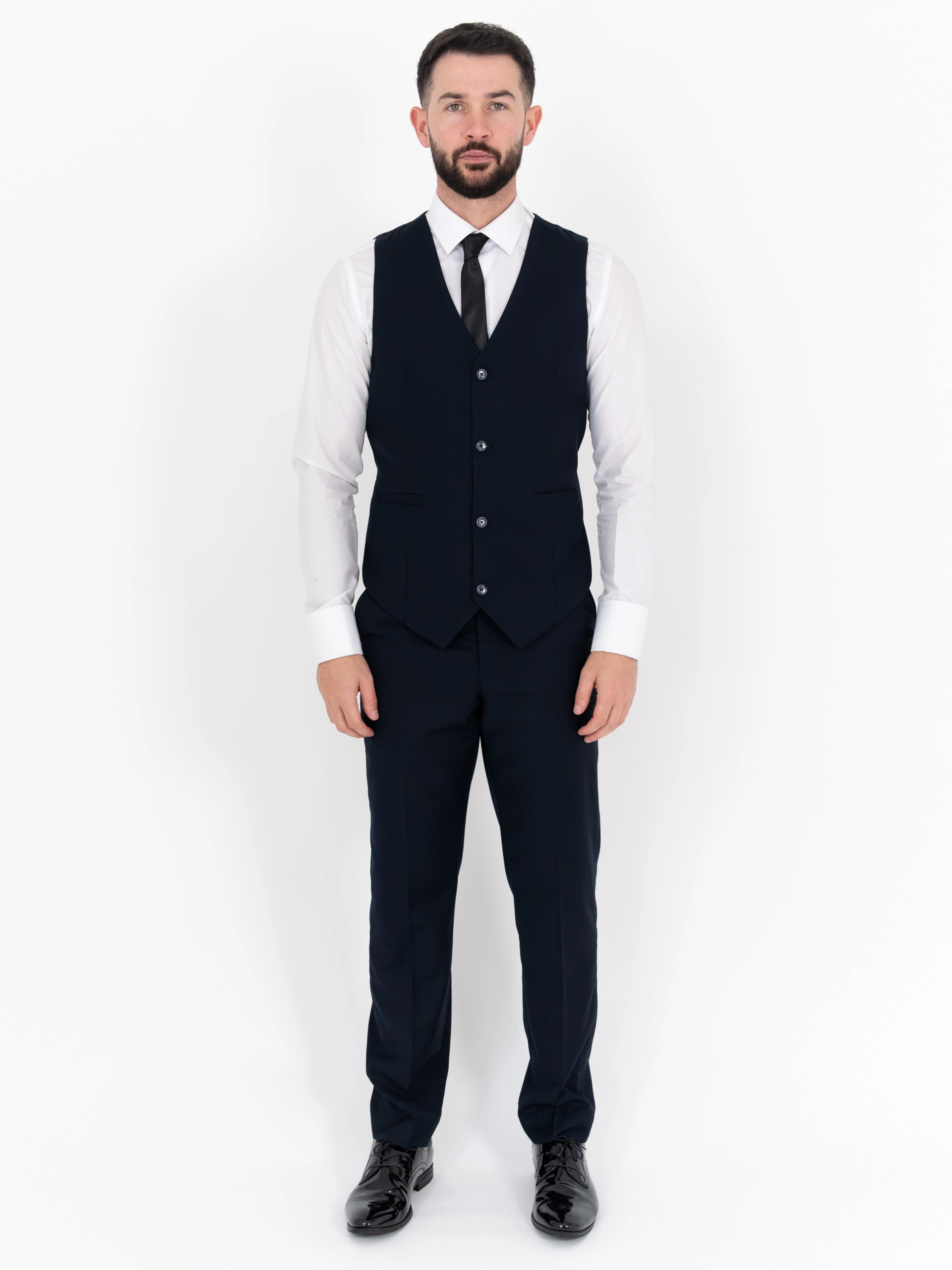 Paul - Navy Three Piece Suit 8 Paul - navy three piece suit - image 8