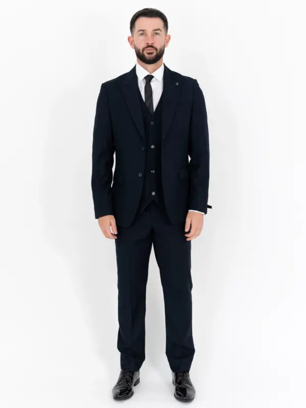Paul - Navy Three Piece Suit 15 Paul - navy three piece suit