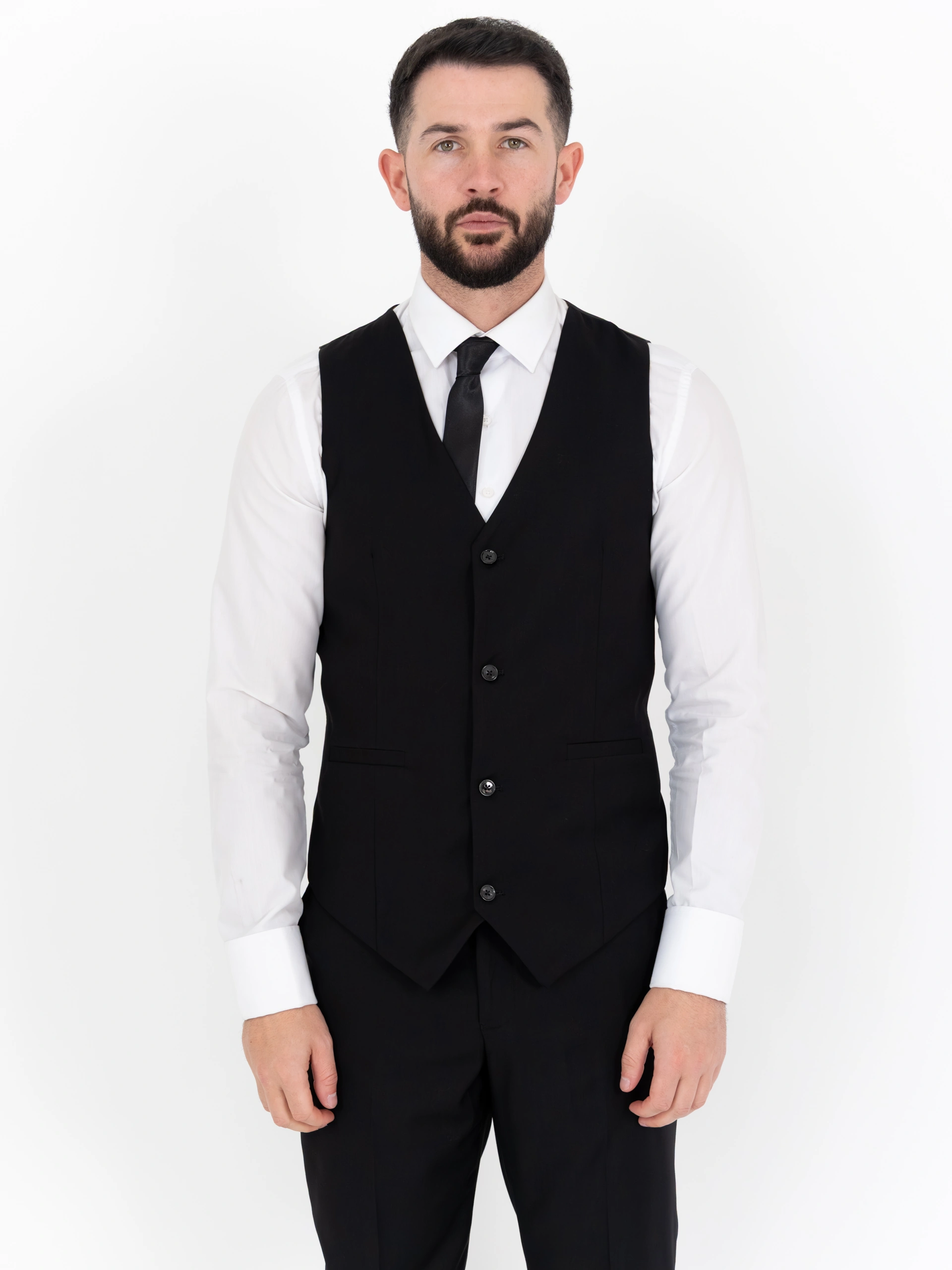 Paul - Black Three Piece Suit 8 Paul - black three piece suit - image 8