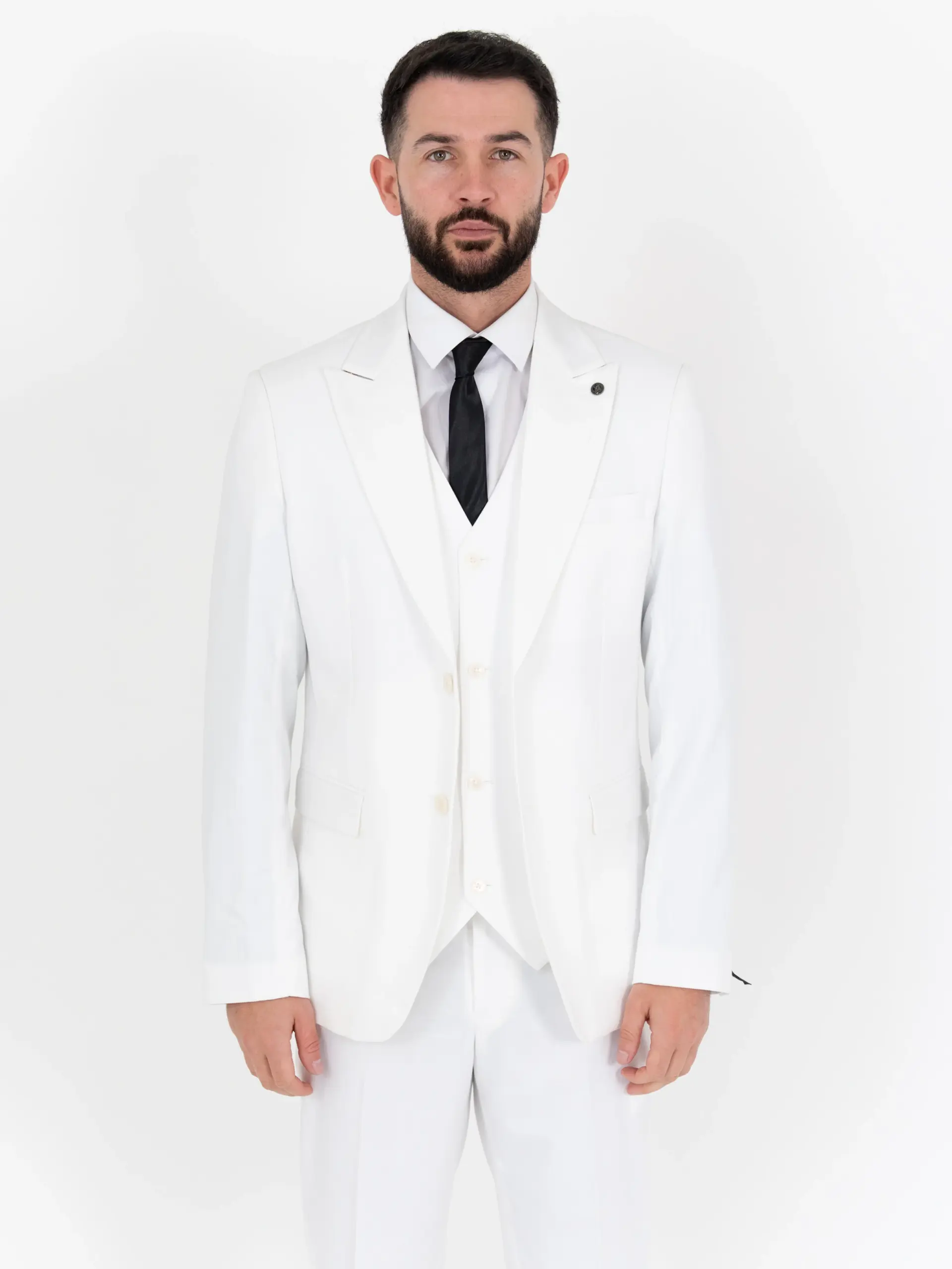 Scott - White Three Piece Suit 2 Scott - white three piece suit - image 2