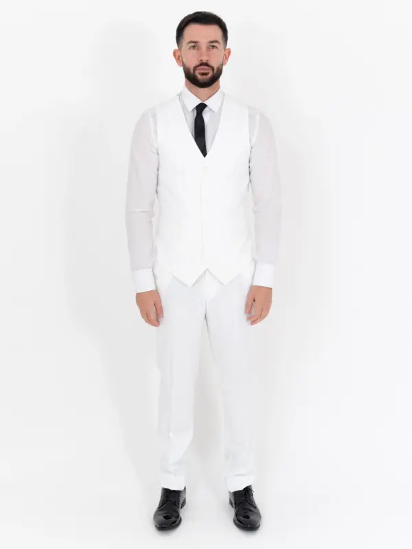 Scott - White Three Piece Suit 20 Scott - white three piece suit