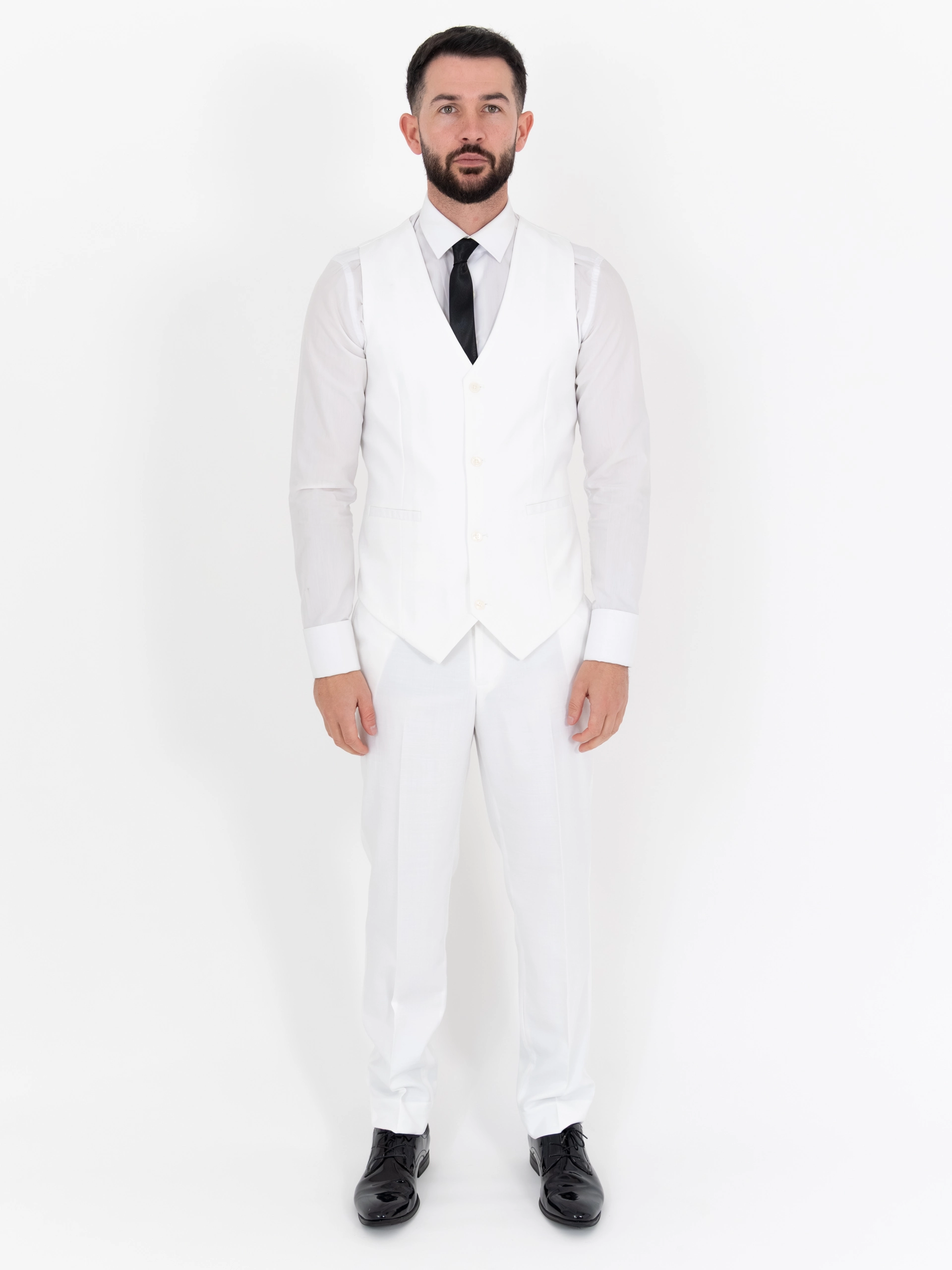 Scott - White Three Piece Suit 7 Scott - white three piece suit - image 7