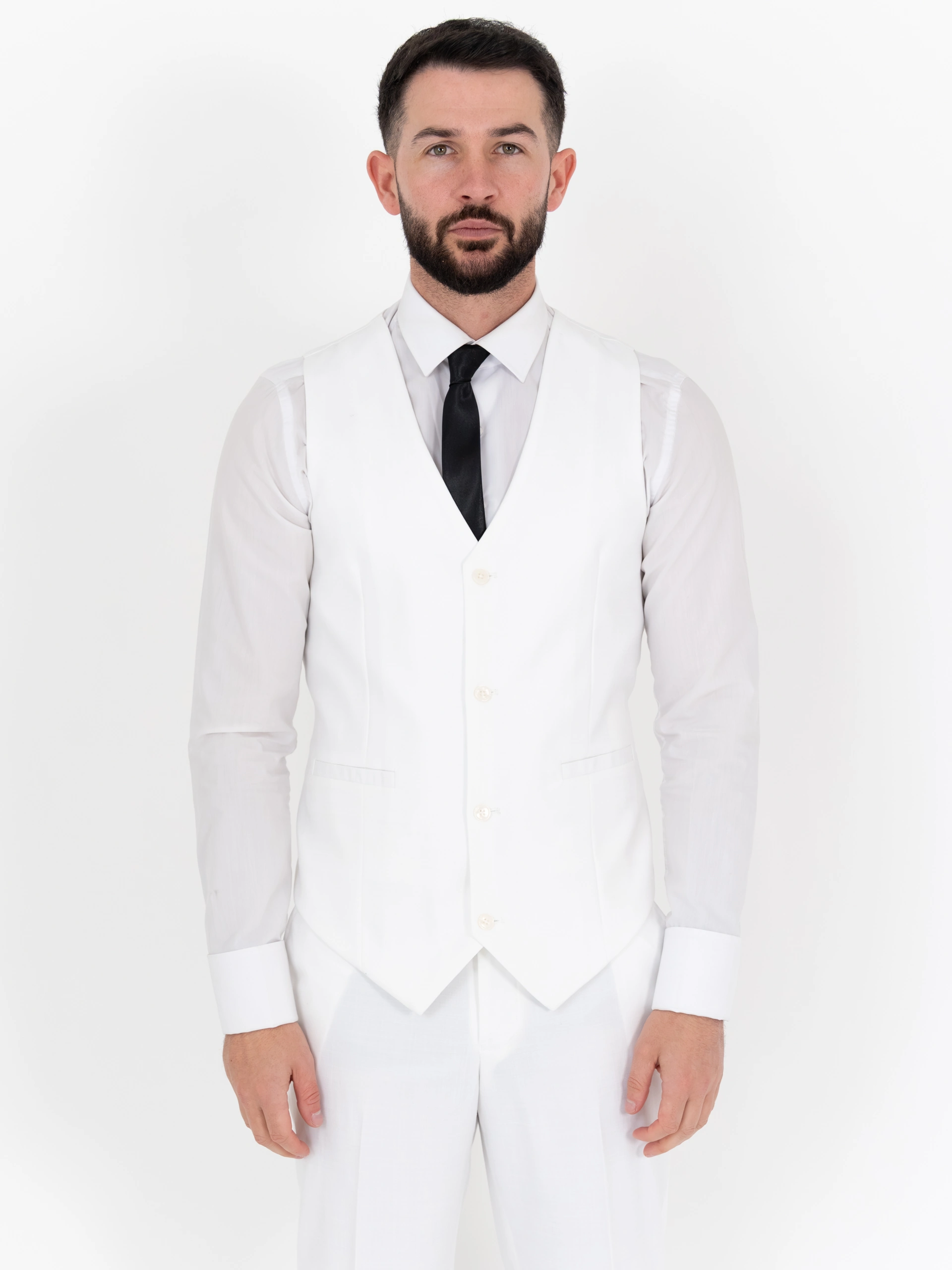 Scott - White Three Piece Suit 8 Scott - white three piece suit - image 8