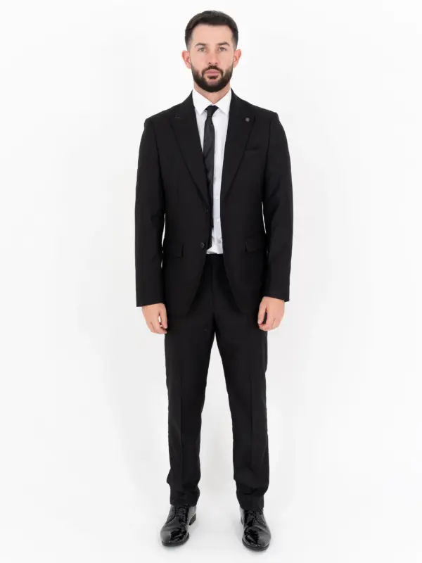 Thomas - Black Three Piece Suit 15 Thomas - black three piece suit