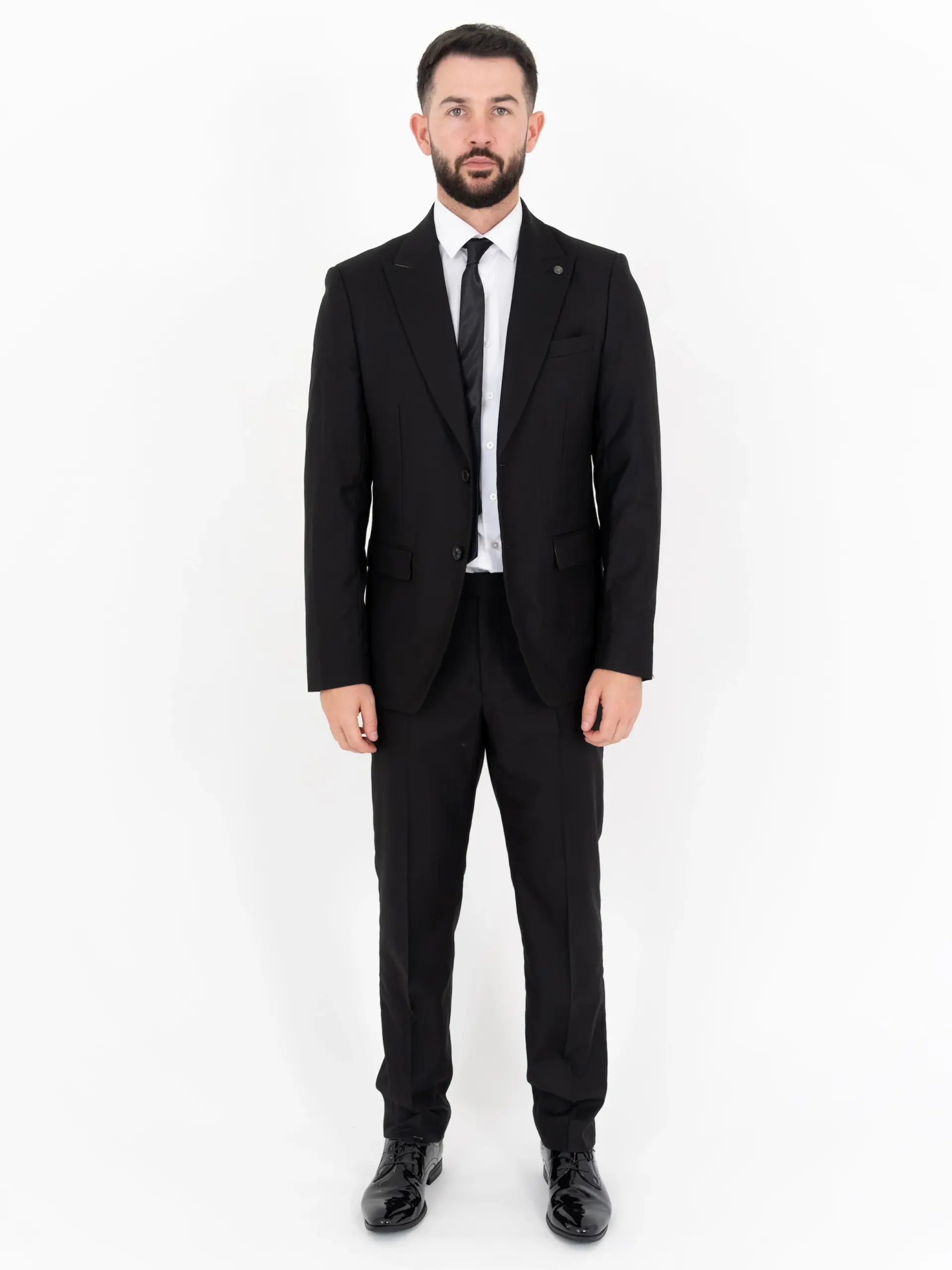Thomas - Black Three Piece Suit 2 Thomas - black three piece suit - image 2